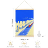 Custom Photo Magnetic Canvas Hanging Painting with Wood Frame Personalized Decoration