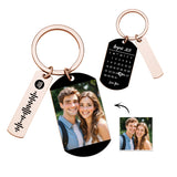 Personalized Spotify Calendar Keychain Custom Photo Music Code Customized Stainless Gift for Couple Valentine