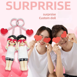 Personalized Photo Doll Keychain Customized Gift for Him & Her