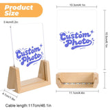 Custom Photo Acrylic Night Light Wood Base Color Changing Personalized Gift