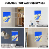 Custom Photo Magnetic Canvas Hanging Painting with Wood Frame Personalized Decoration