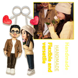 Personalized Photo Doll Keychain Customized Gift for Him & Her