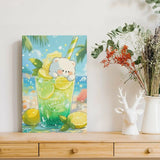 Custom Portrait Canvas Wall Art Heat Personalized Transfer Printed Picture with 4 Sizes Selection