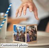 Custom Photo Rubik Cube Wall Personalized Picture Panel Customized Gift for Teen Room Keepsake