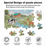 Custom Square Puzzle Personalized Picture Jigsaw with 7 Size Selection