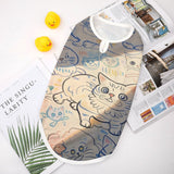 Custom Photo Full Print Pet Vest Personalized Pet Clothing Dirt Proof Fur Protection