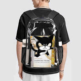 17 inch Custom Photo Waterproof PVC Backpack Personalized Transparent Light weight Bag