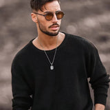 Personalized Geometric Stainless Steel Necklace Customized A-Z Letters Pendant