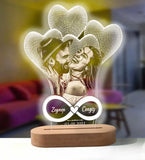 Personalized 3D Photo Lamp Custom Photo And Text Night Light Customized Gifts