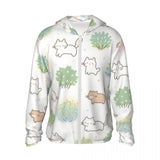 Custom Picture Lightweight Sun Protection Hoodie Windproof Personalized Quick Dry Clothing