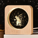 Personalized Crystal Night Light Custom Photo & Text Gift Laser/Print Options