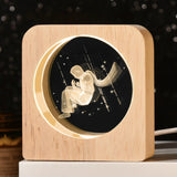 Personalized Crystal Night Light Custom Photo & Text Gift Laser/Print Options