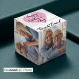 Custom Photo Rubik Cube Wall Personalized Picture Panel Customized Gift for Teen Room Keepsake