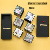 Personalized Explosion Photo Box Custom Valentine's Day Gift Customized Bounce Cube Cardboard Memory Album