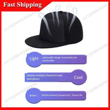 -ABUB Smart Pixel Matrix Baseball Hat LED Hat Light Display Screen Rechargeable DIY APP Control Hip Hop Street Party Decor