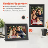 Frameo Digital Picture Frame 10.1 Inch 32GB/64GB Smart WiFi digital photo frame with 1280x800 IPS HD Touch Screen Wall Mountable