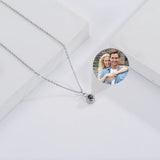 Custom Photo Necklace Projection Necklace with Picture Personalized Necklace Jewelry Gifts for Women