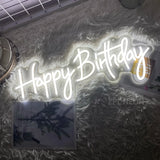 Party LED Neon Sign Lights Decor Wall Art for Room Bar Club HBD Gifts