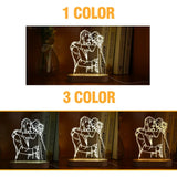 Personalized 3D Children Animal Lamp Custom First Name Night Light For Decoration Gift