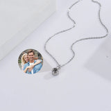 Custom Photo Necklace Projection Necklace with Picture Personalized Necklace Jewelry Gifts for Women