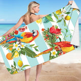 Custom Photo 3D Bath Beach Towel Personalized Picture Microfiber Outdoor Swimming Gifts Your Logo