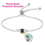 Custom Photo Bracelet Personalized Projection Bracelets with Picture Inside 100 Languages I Love You Stainless Steel Bracelet