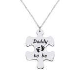 Custom Engraved Name Matching Puzzles Necklace Personalized GIft