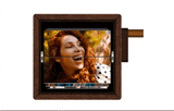 Custom Photo Flipbook Hand Cranked Mechanical Personalized Walnut Box with Light