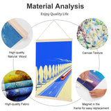 Custom Photo Magnetic Canvas Hanging Painting with Wood Frame Personalized Decoration