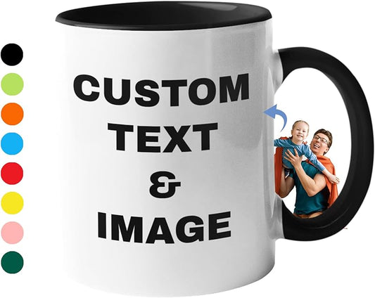 Custom Name Coffee Mug Ceramic Drinking Cup for Birthday Gift