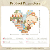 Custom Heart Shaped Block Puzzle Personalized Picture Jigsaw 30 Pcs
