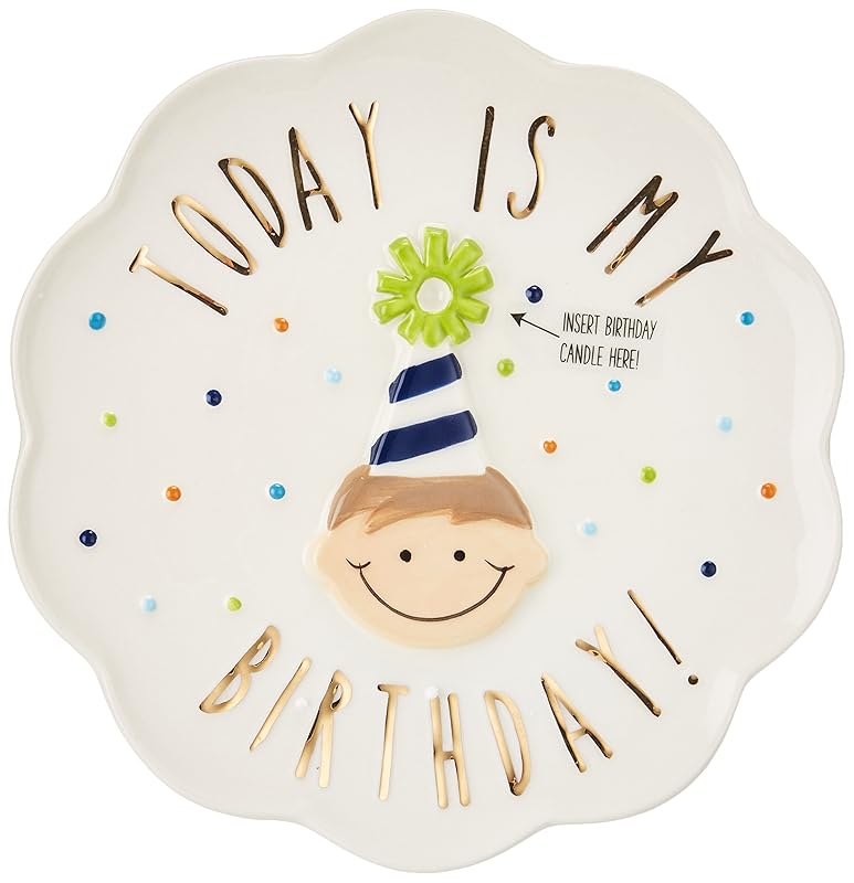 Mud Pie Birthday Girl Celebration Candle Plate