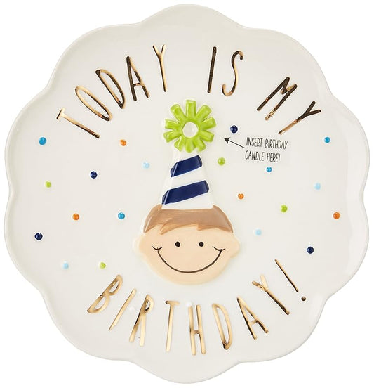 Mud Pie Birthday Girl Celebration Candle Plate