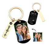 Custom Stainless Steel Keychain Personalized Photo Printed Decoration