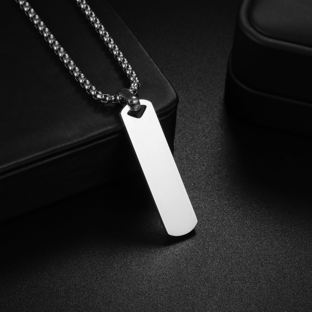 Personalized Laser engraved Necklace Custom Text And Photo Gift