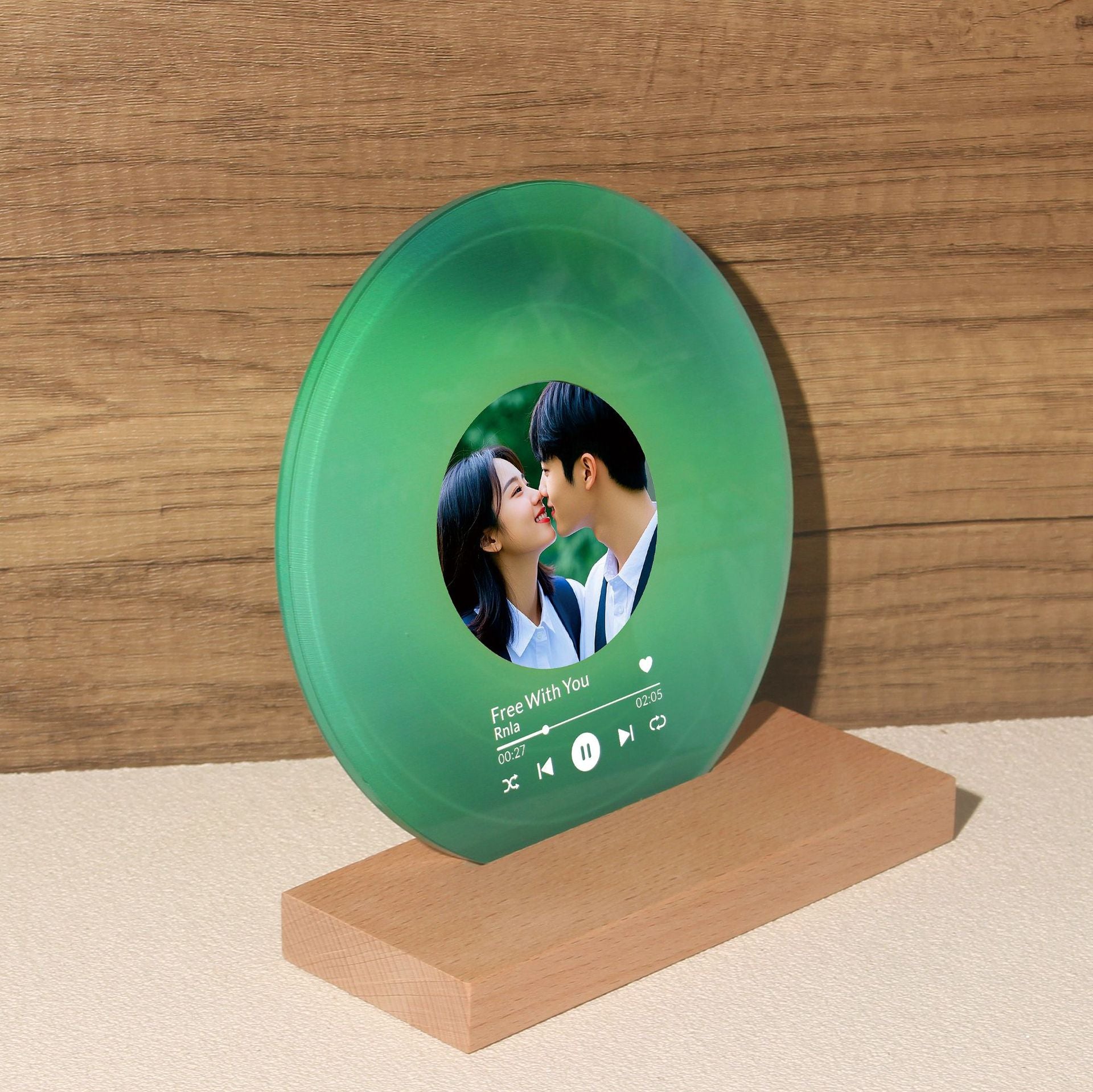 Custom Music Playing Vinyl Record with Photo Personalized Personalized  CD Gift