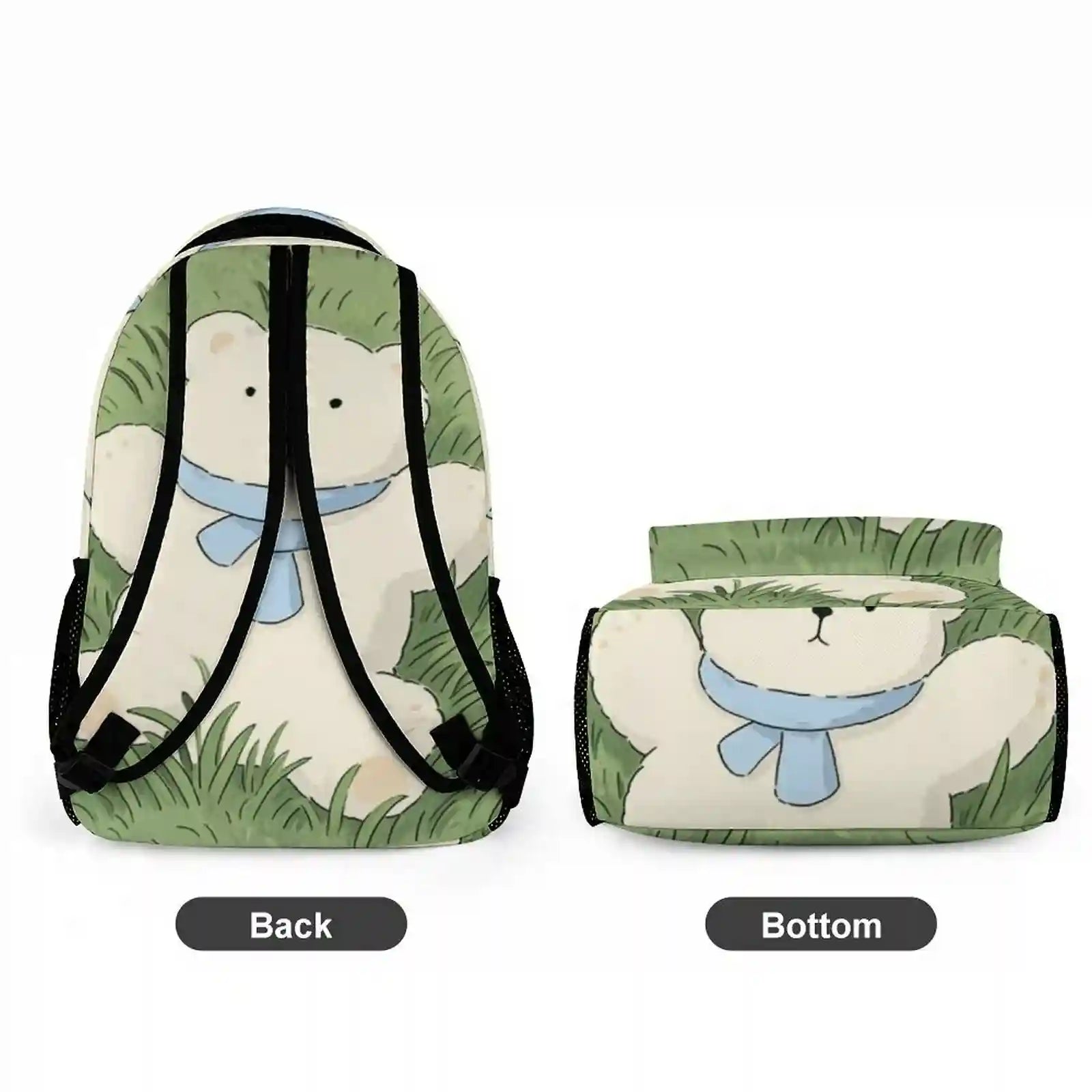 Custom Polyester Twill Backpack Personalized Photo Print Bag For Gift 32×15×43cm