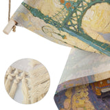 Custom Photo Cotton And Linen Hanging Art with Tassels Personalized Decor