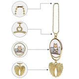 Custom Photo Car Pendant Personalized Zinc Alloy Decoration