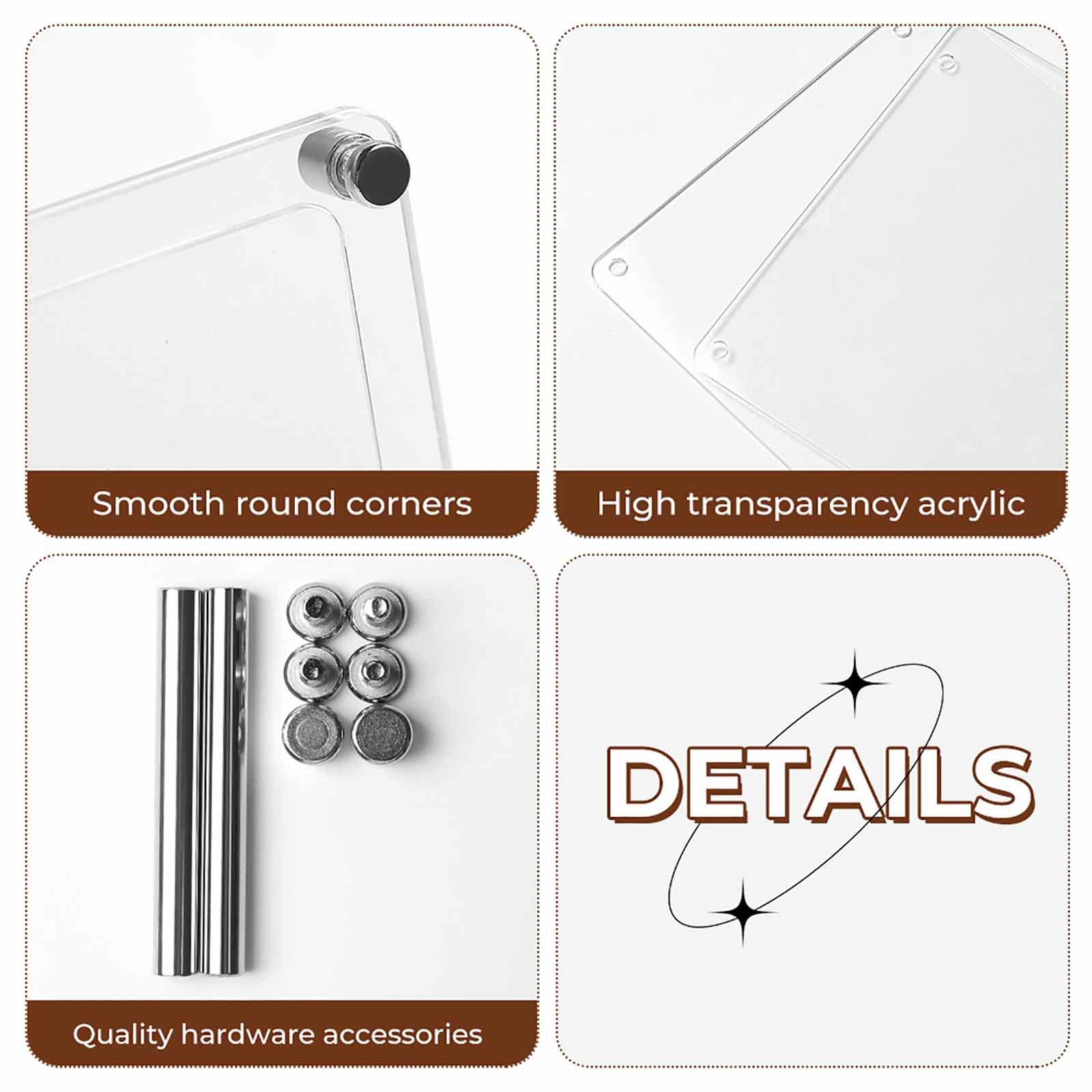 Custom Photo Acrylic Puzzle Frame Personalized Picture Display Stand Decoration