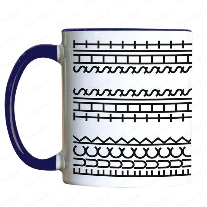 Hidden Message Ceramic Coffee Mug Unique Gift for Gift