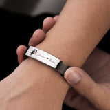 Custom Photo Engraved Stainless Steel Bracelet Personalized Gift