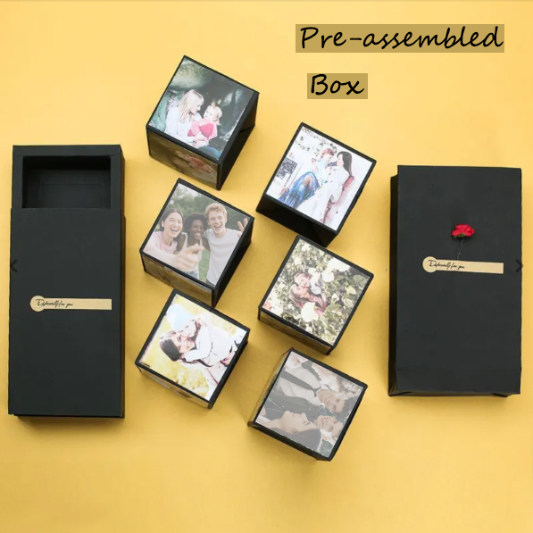 Diy Photo Surprise Explosion Bounce Box Valentine's Day Gift Six Photos