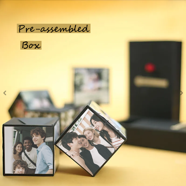 Diy Photo Surprise Explosion Bounce Box Valentine's Day Gift Six Photos