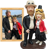 Custom Bobblehead Figurines,Full Body Customization Figuras Based on Pictures,Personalized Bobblehead Doll Best Gift for Family