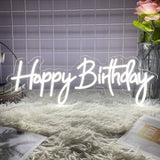 Party LED Neon Sign Lights Decor Wall Art for Room Bar Club HBD Gifts