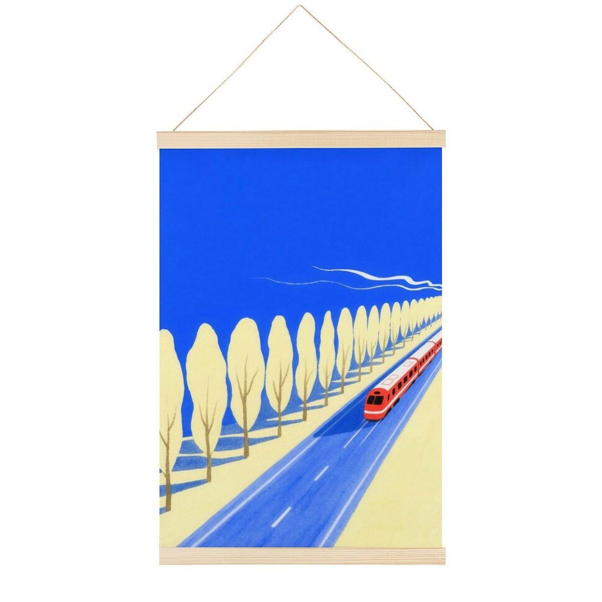 Custom Photo Magnetic Canvas Hanging Painting with Wood Frame Personalized Decoration