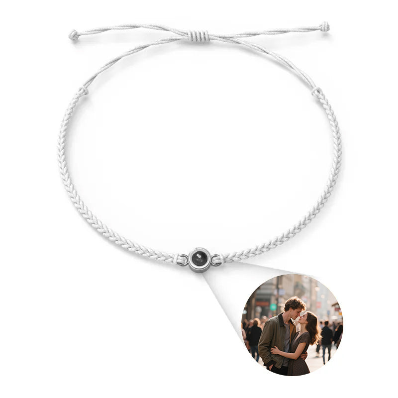 Custom Photo Bracelet Personalized Projection Jewelry Couple Gift