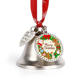 Custom Photo Christmas Bell Ornament Personalized Decoration with Multi Pendant