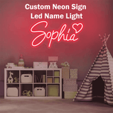 Custom Name  Led Light Personalized Text Neon Sign Wall Decor